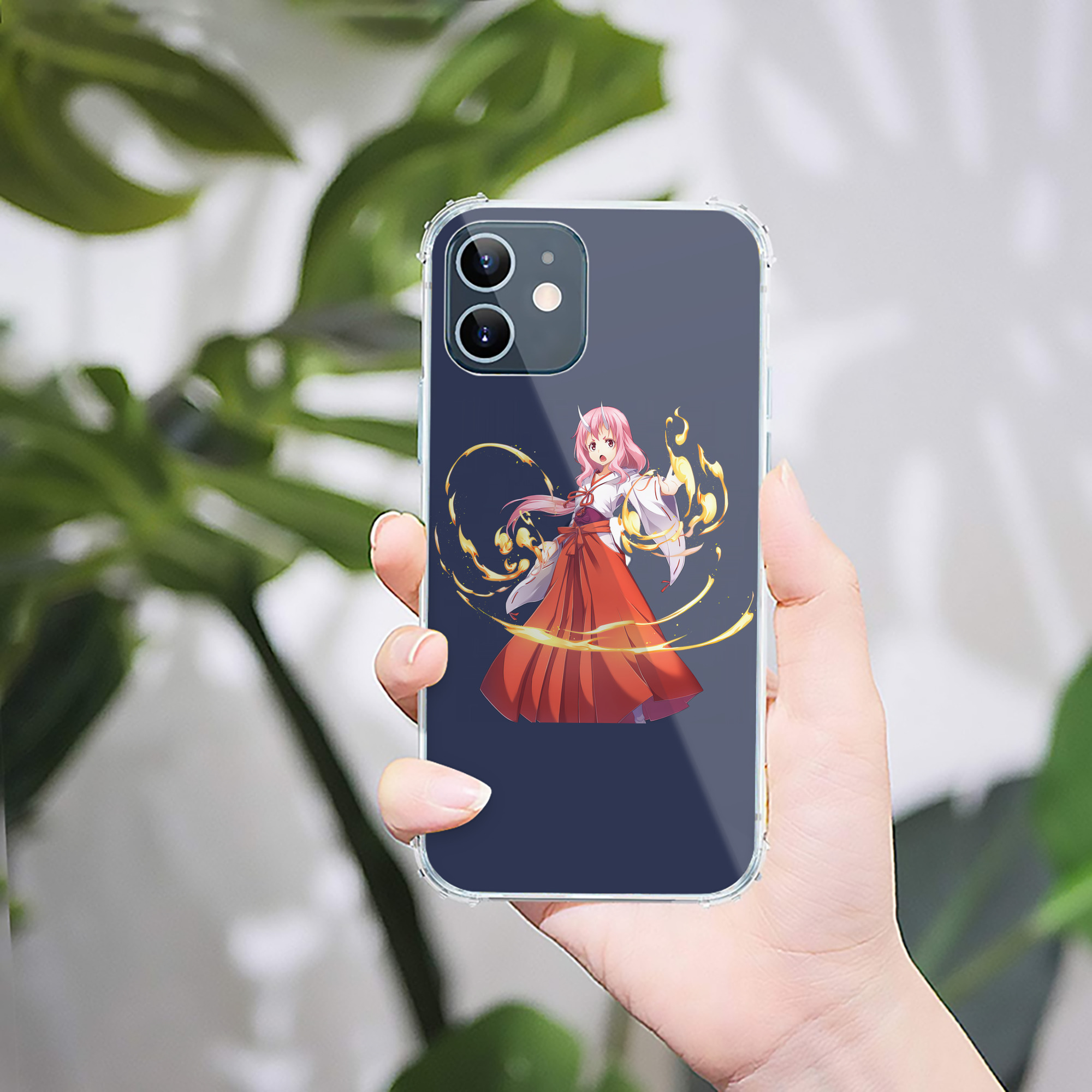 （画像用） 転スラ Regarding Reincarnated to Slime 【iPhone 12シリーズ対応】透明スマホケース（クリアソフトケース）